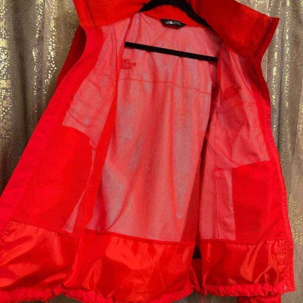 The North Face Resolve 2 Dryvent Red Orange Men's Rain Wind Proof‎ Jacket Small